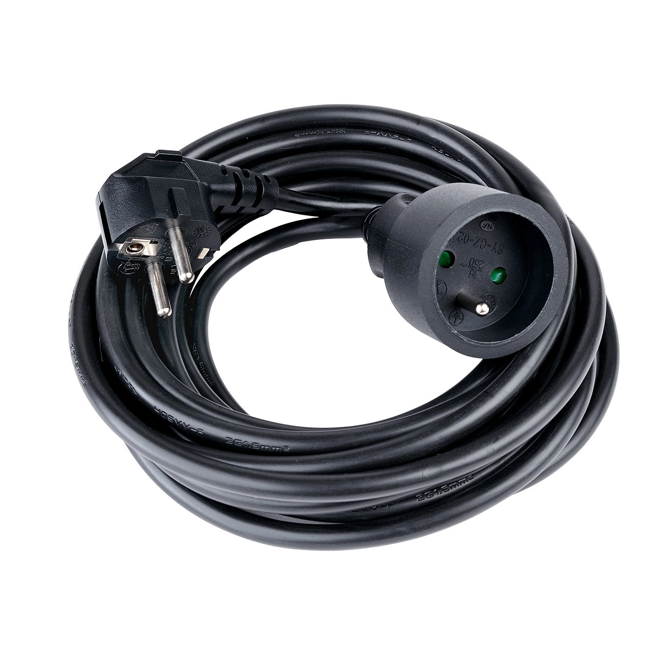 Hama Standard 5m Extension Cord - Black_1