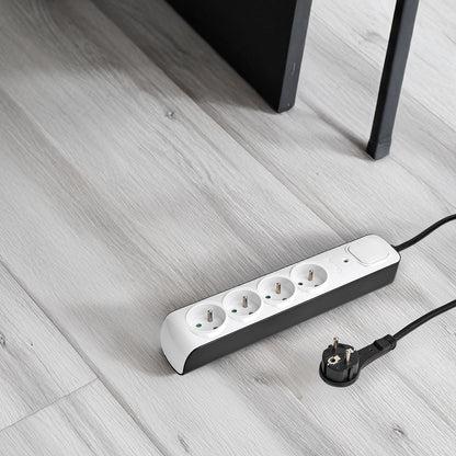 Hama Premium 4-Socket Surge Protector Strip 1.5m - White_4