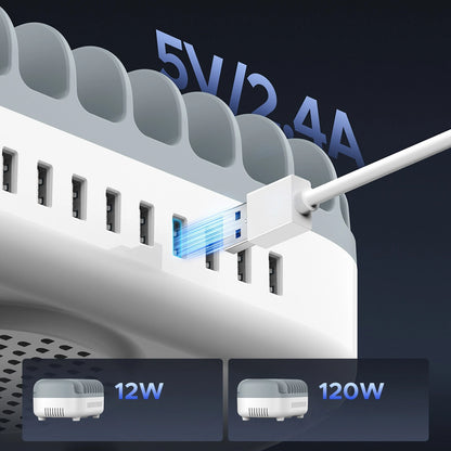 Orico DUK-10P-V1 Smart Charging Station 10 x USB-A - White_5