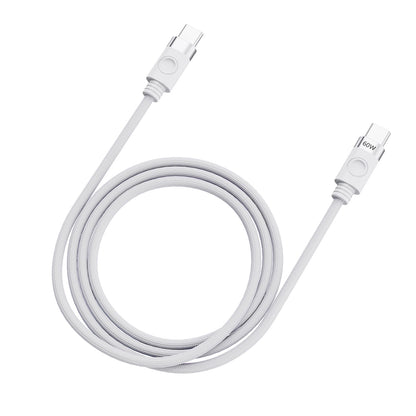 Orico CDX 60W 3A Power Delivery USB-C - USB-C 1m Cable - White_2