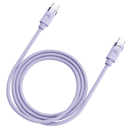 Orico CDX 60W 3A Power Delivery USB-C - USB-C 1m Cable - Purple_2