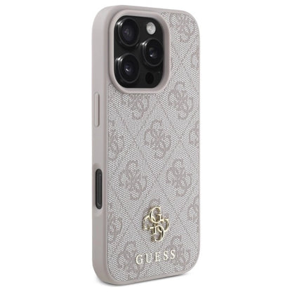 Etui Guess Small Classic MagSafe na iPhone 16 Pro - różowe_3