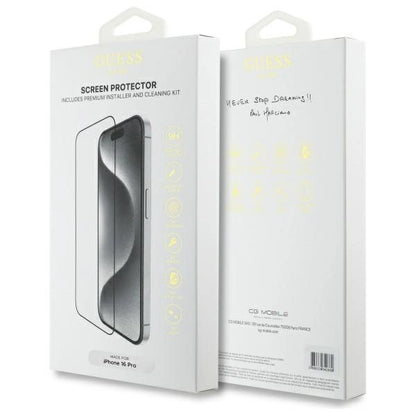 Szkło hartowane Guess Screen Protector 2.5D Outline na iPhone 16 Pro_1
