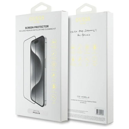 Szkło hartowane Guess Screen Protector 2.5D Outline na iPhone 16_1