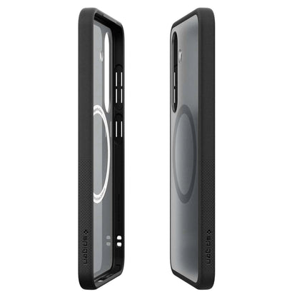 Spigen Capella GP-FPS931PGBJW Silicone Case with MagFit Magnetic Ring for Samsung Galaxy S25 - Black_5