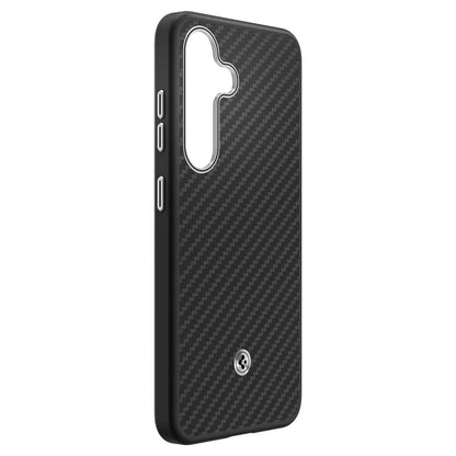 Spigen Enzo Aramid GP-FPS931PGABW Silicone Case with Built-in MagFit Ring for Samsung Galaxy S25 - Black_3