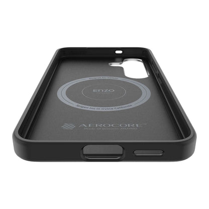 Spigen Enzo Aramid GP-FPS931PGABW Silicone Case with Built-in MagFit Ring for Samsung Galaxy S25 - Black_5
