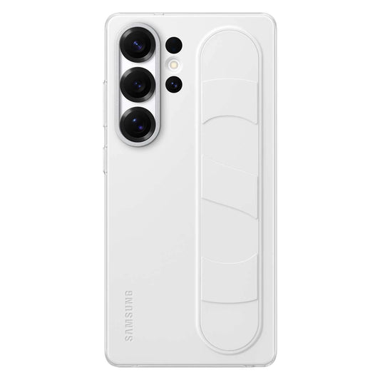 Samsung Standing Grip Case EF-GS938CWEGWW Silicone Case with Holder / Stand for Samsung Galaxy S25 Ultra - White_0