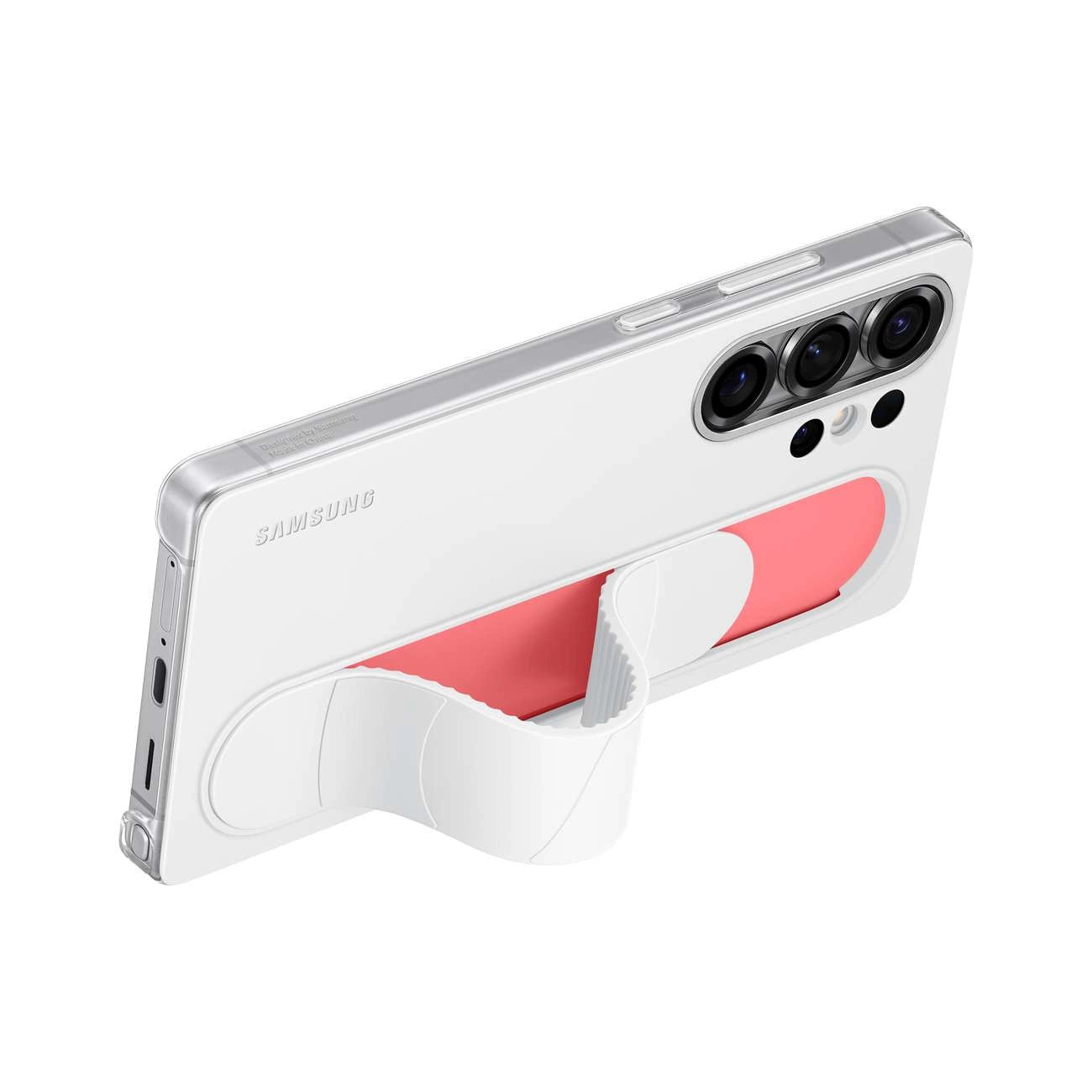 Samsung Standing Grip Case EF-GS938CWEGWW Silicone Case with Holder / Stand for Samsung Galaxy S25 Ultra - White_3