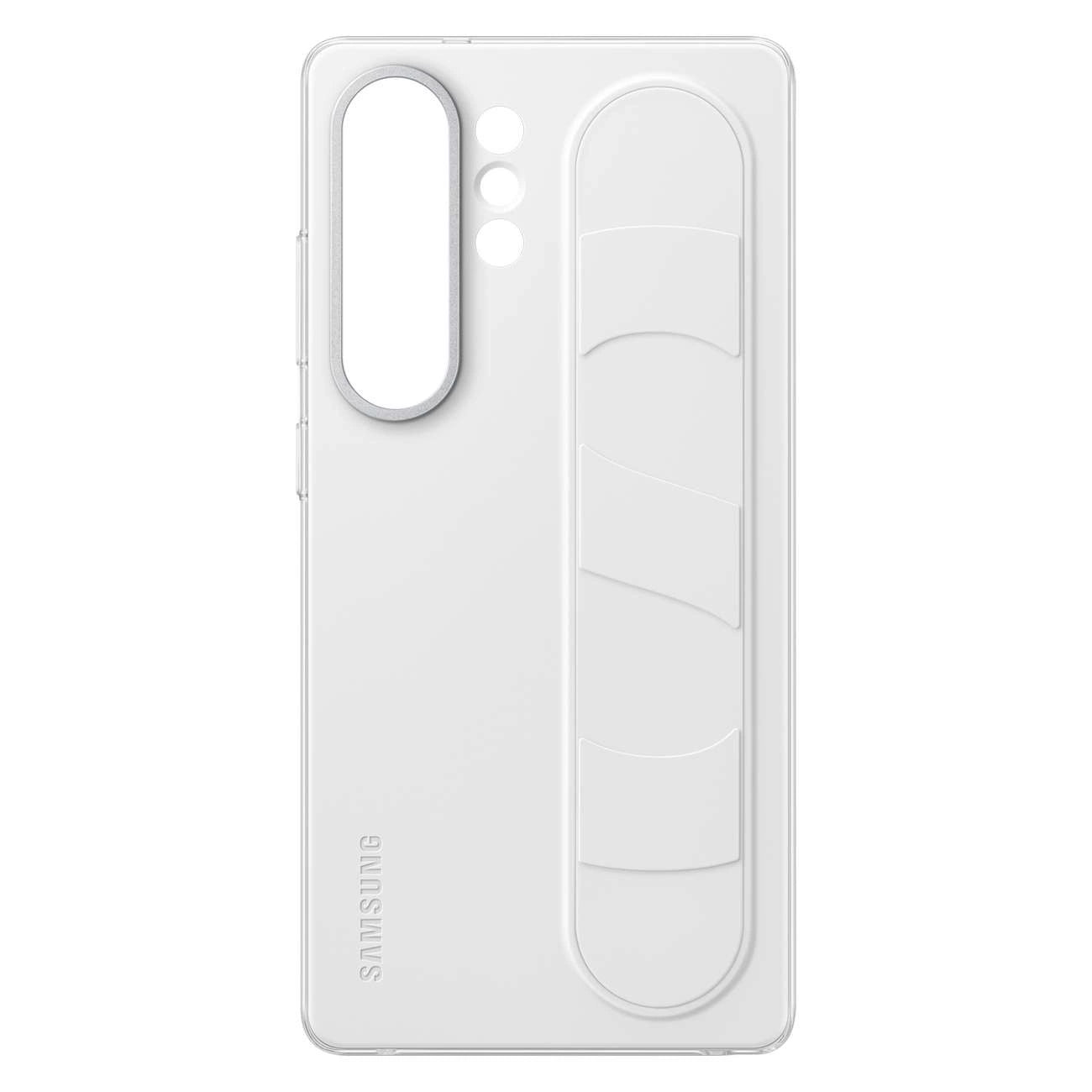 Samsung Standing Grip Case EF-GS938CWEGWW Silicone Case with Holder / Stand for Samsung Galaxy S25 Ultra - White_4