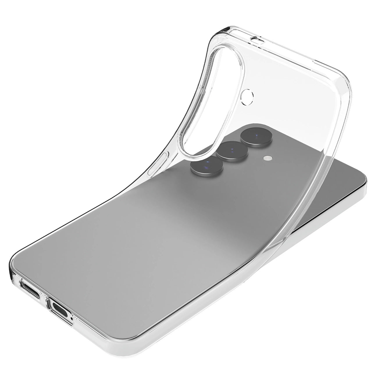 Silicone Case Puro 03 Nude for Samsung Galaxy S25 - Transparent_1