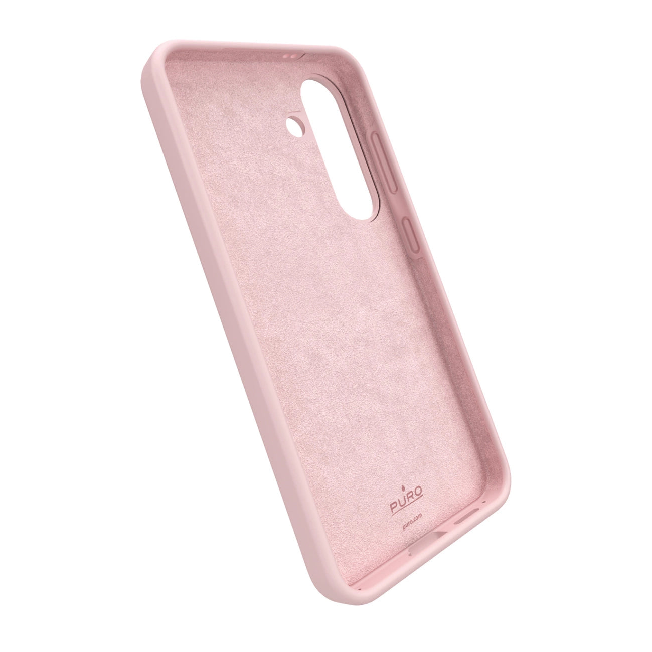 Puro Icon Silicone Case for Samsung Galaxy S25 - Pink_1