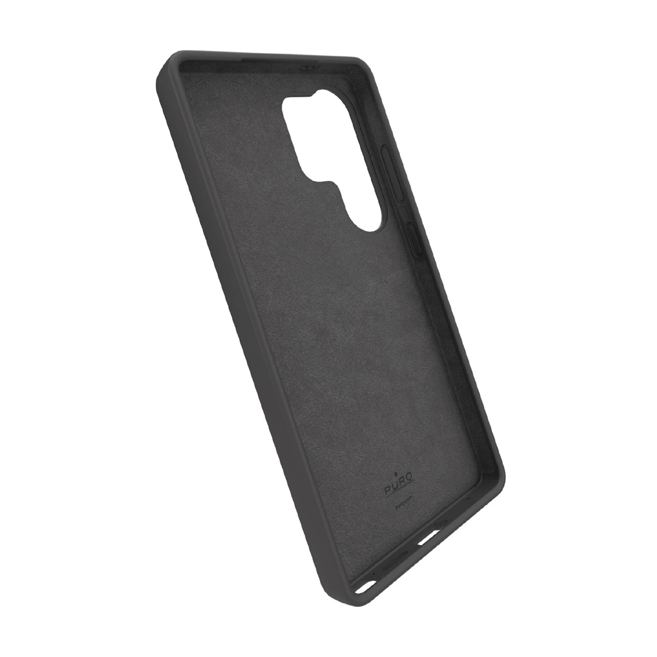 Puro Icon Silicone Case for Samsung Galaxy S25 Ultra - Black_1