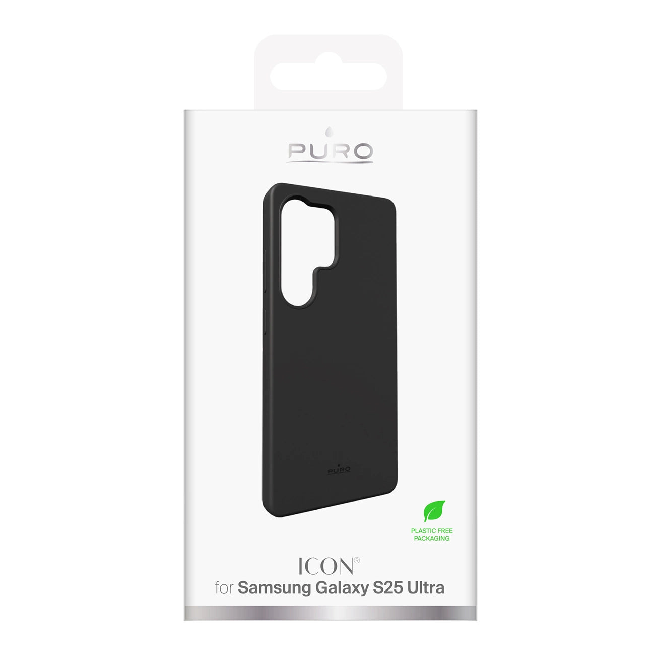 Puro Icon Silicone Case for Samsung Galaxy S25 Ultra - Black_2