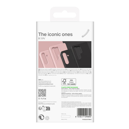Puro Icon Silicone Case for Samsung Galaxy S25 Ultra - Black_3