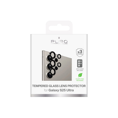 Puro Single Camera Lens Tempered Glass for Samsung Galaxy S25 Ultra Camera Lenses_1
