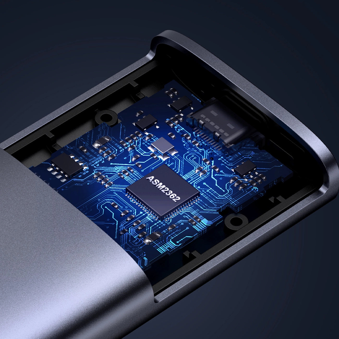 Ugreen CM767 M.2 NVMe PCIe SSD Disk Case - Silver_5