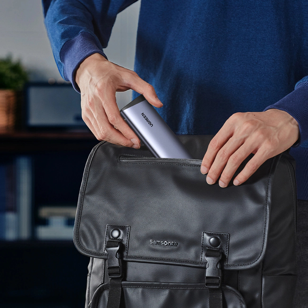 Ugreen CM767 M.2 NVMe PCIe SSD Disk Case - Silver_6