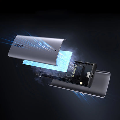 Ugreen CM767 M.2 NVMe/SATA SSD Disk Case - Silver_8