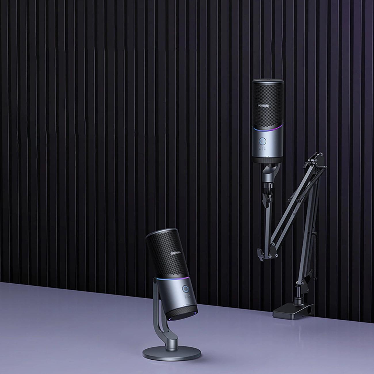 Ugreen CM769 Desktop Microphone with USB-A, RGB LED - Silver_9