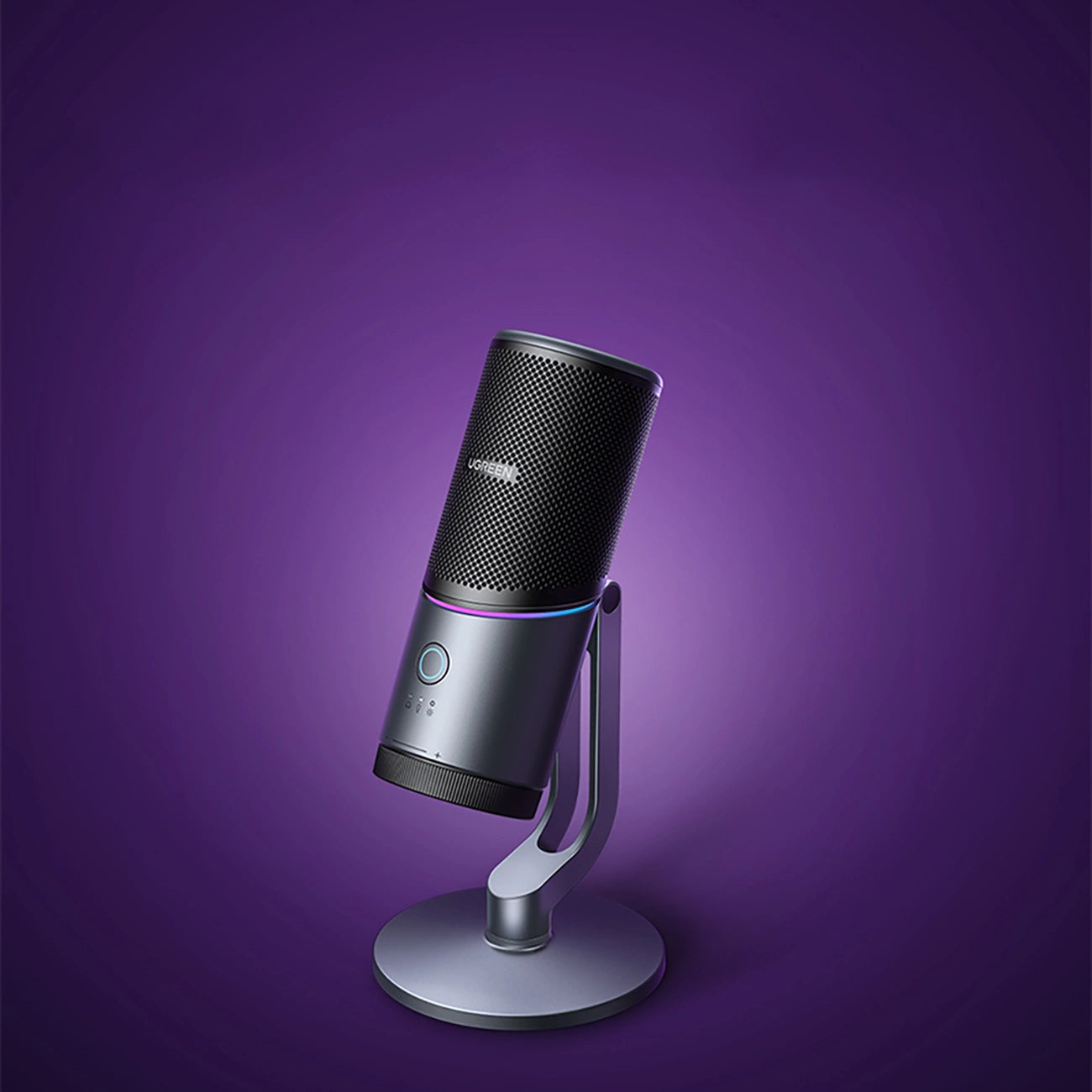 Ugreen CM769 Desktop Microphone with USB-A, RGB LED - Silver_10