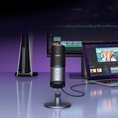 Ugreen CM769 Desktop Microphone with USB-A, RGB LED - Silver_1