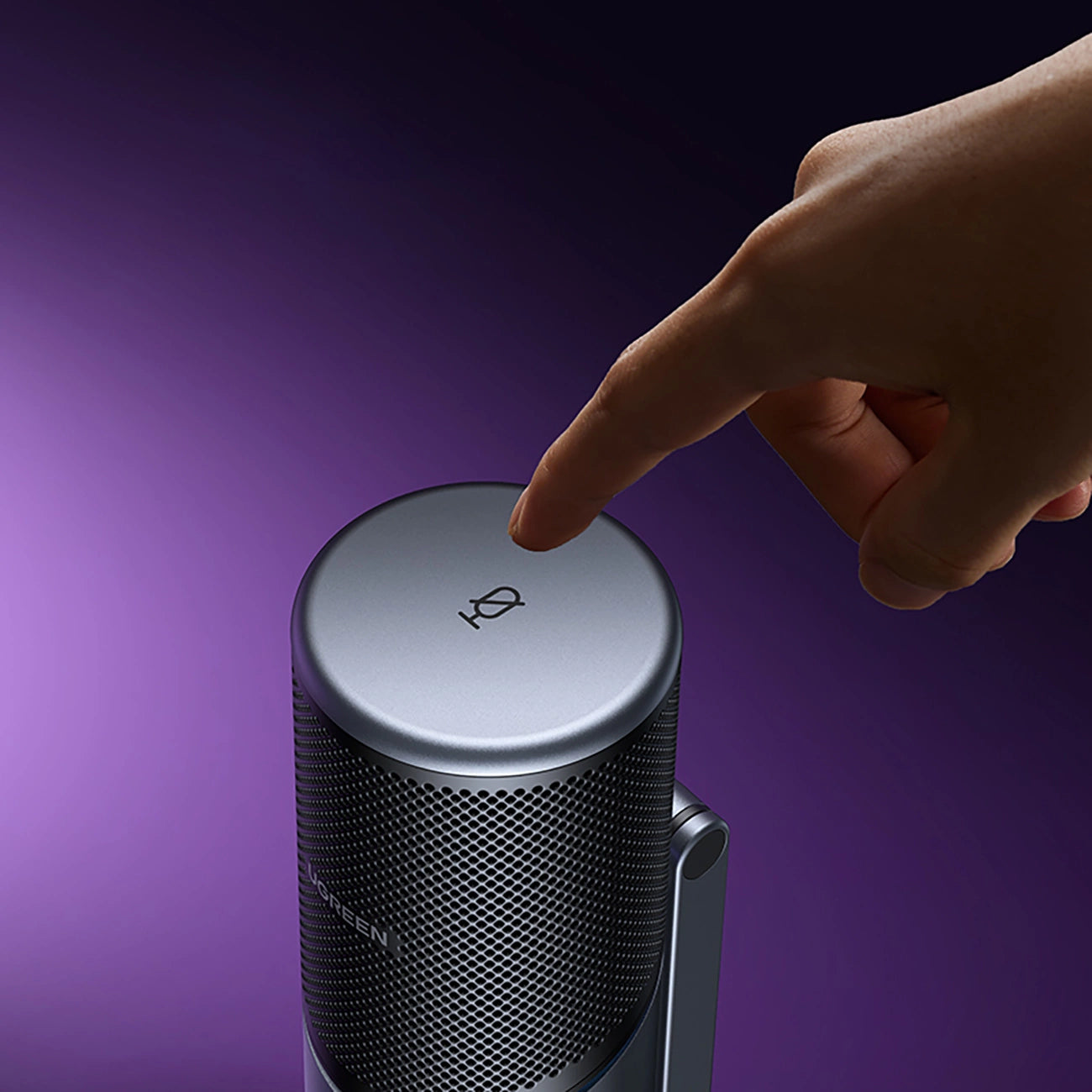 Ugreen CM769 Desktop Microphone with USB-A, RGB LED - Silver_7