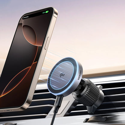Ugreen W708 Wireless Charger Holder with MagSafe, Qi2, for Air Vent - Black_1