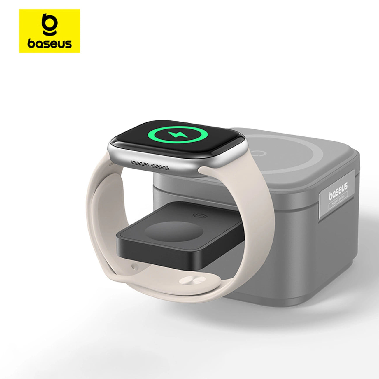 Baseus MagPro 2.5W Magnetic Inductive Charger for Apple Watch - Black_9