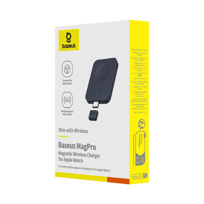 Baseus MagPro 2.5W Magnetic Inductive Charger for Apple Watch - Black_10
