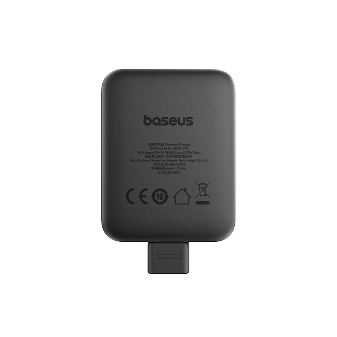 Baseus MagPro 2.5W Magnetic Inductive Charger for Apple Watch - Black_2