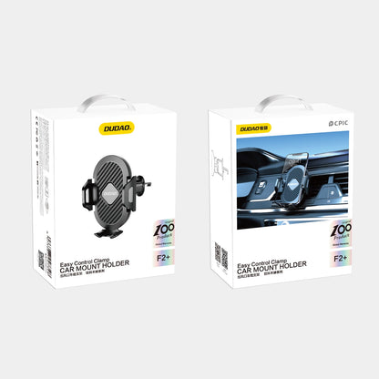 Dudao F2+ smartphone holder for air vent, clamp - black_4