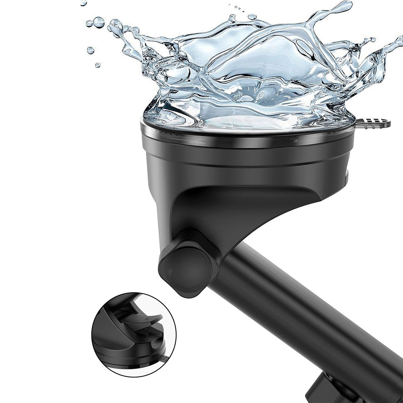 Dudao F5N+ smartphone holder with suction cup, gravity - black_1