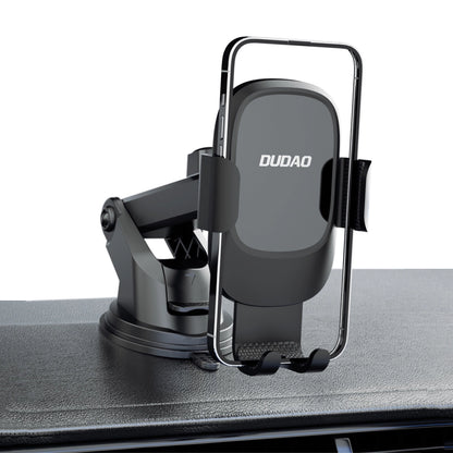 Dudao F5N+ smartphone holder with suction cup, gravity - black_5