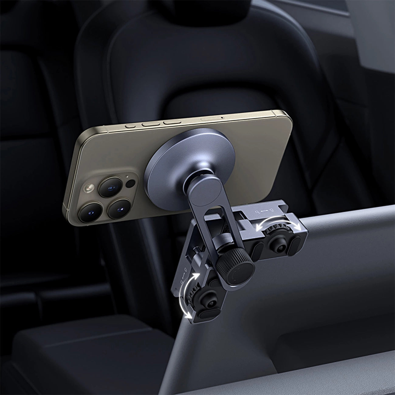 Baseus MaxView Magnetic Car Display Mount Holder - Gray_10