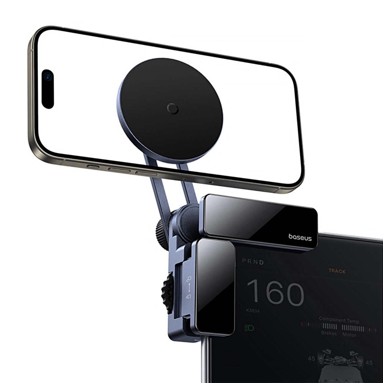 Baseus MaxView Magnetic Car Display Mount Holder - Gray_3