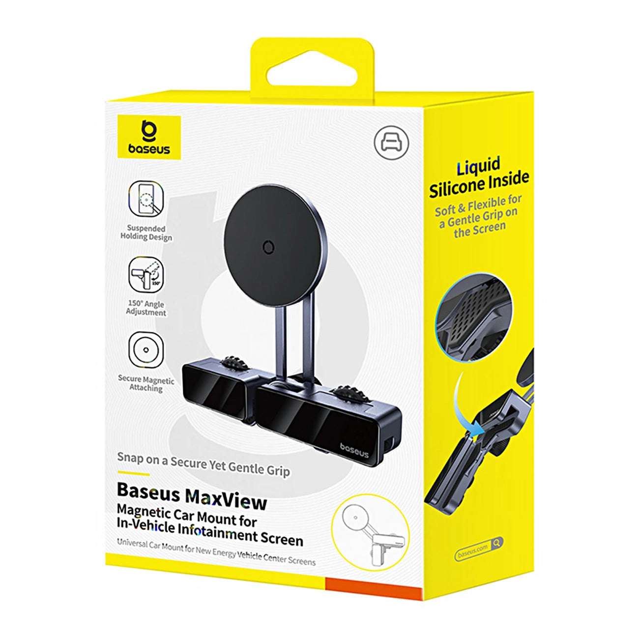 Baseus MaxView Magnetic Car Display Mount Holder - Gray_6