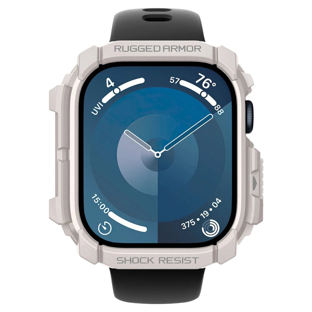Spigen Rugged Armor Strap for Apple Watch 10 46mm - Beige_3