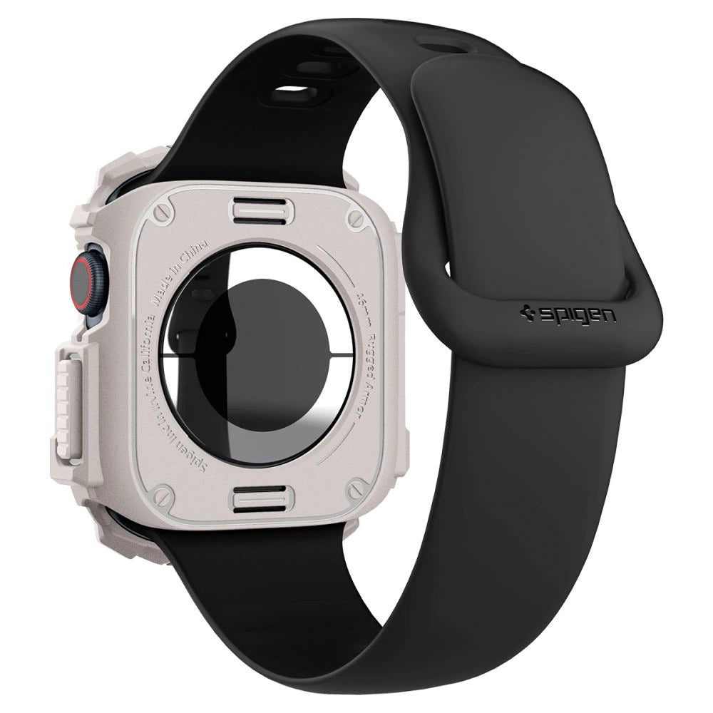 Spigen Rugged Armor Strap for Apple Watch 10 46mm - Beige_4