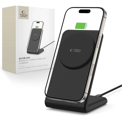 Tech-Protect QI15W-A38 MagSafe Wireless Charger - Black_0