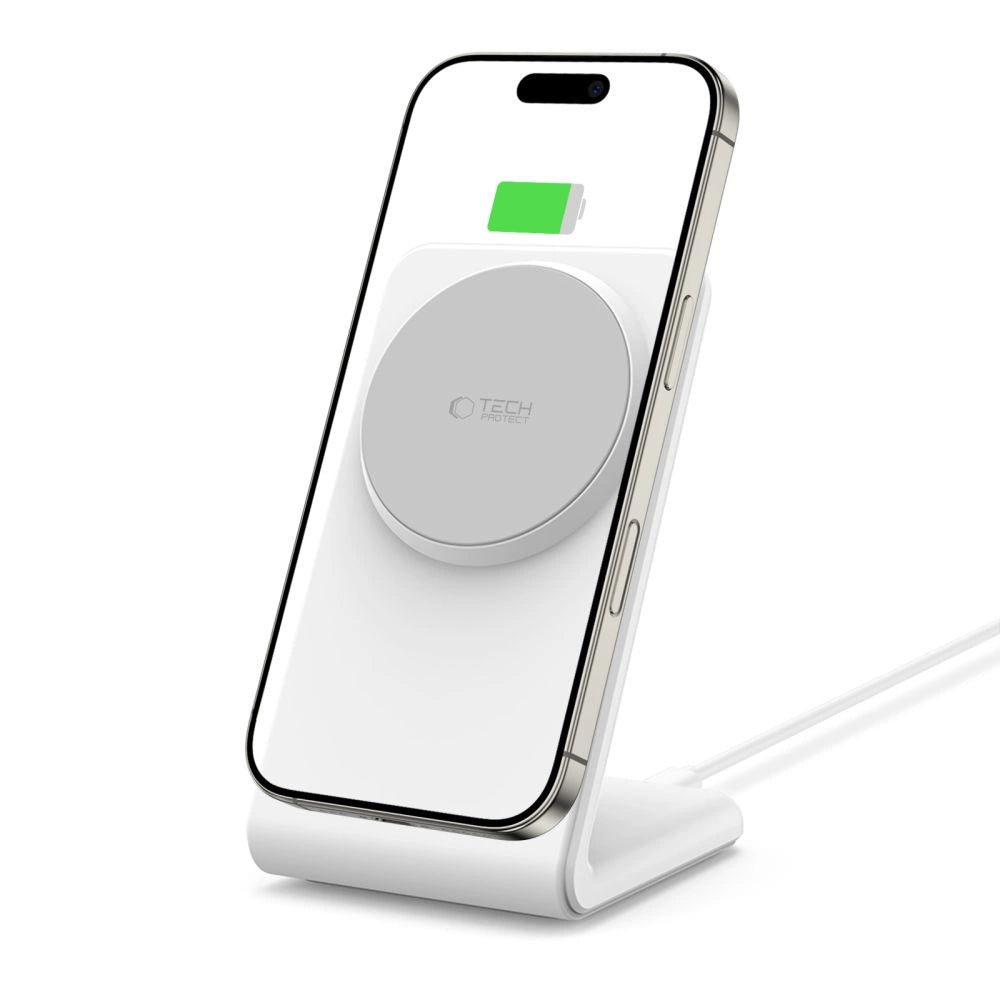 Tech-Protect QI15W-A38 MagSafe Wireless Charger - White_1