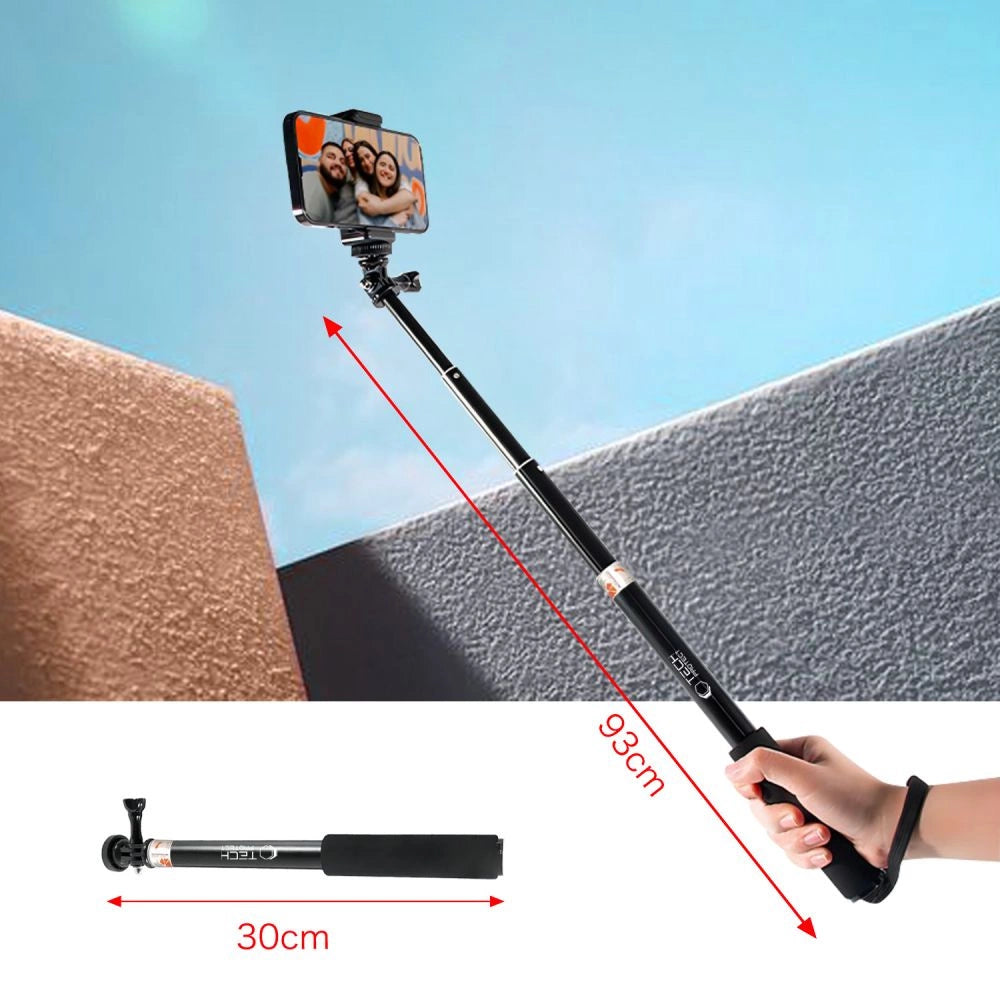 Tech-Protect GA100 Monopad &amp; Selfie Stick for GoPro / DJI - Black_4