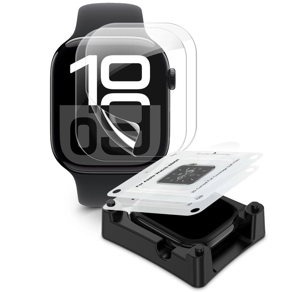 Tech-Protect Supreme Hydrogel Film Set 2-pack for Apple Watch 10 46 mm - transparent_1
