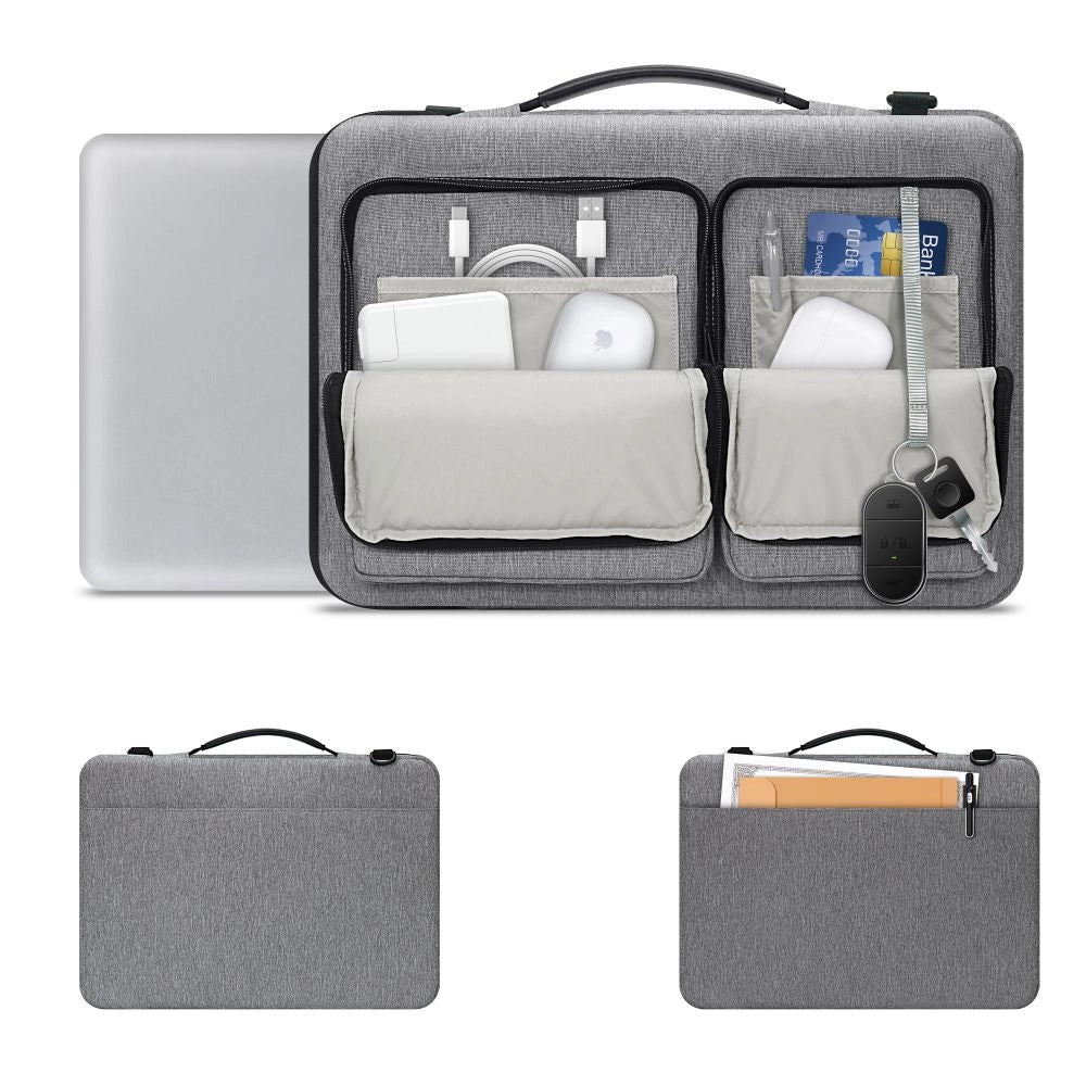 Laptop Bag 13-14 Tech-Protect Defender Bag - Gray_3