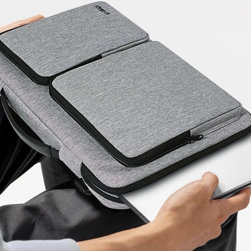 Laptop Bag 13-14 Tech-Protect Defender Bag - Gray_8