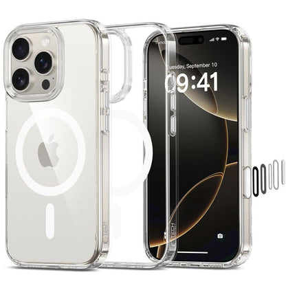 Tech-Protect Flexair Hybrid CC Magsafe iPhone 16 Pro Case - Clear_0