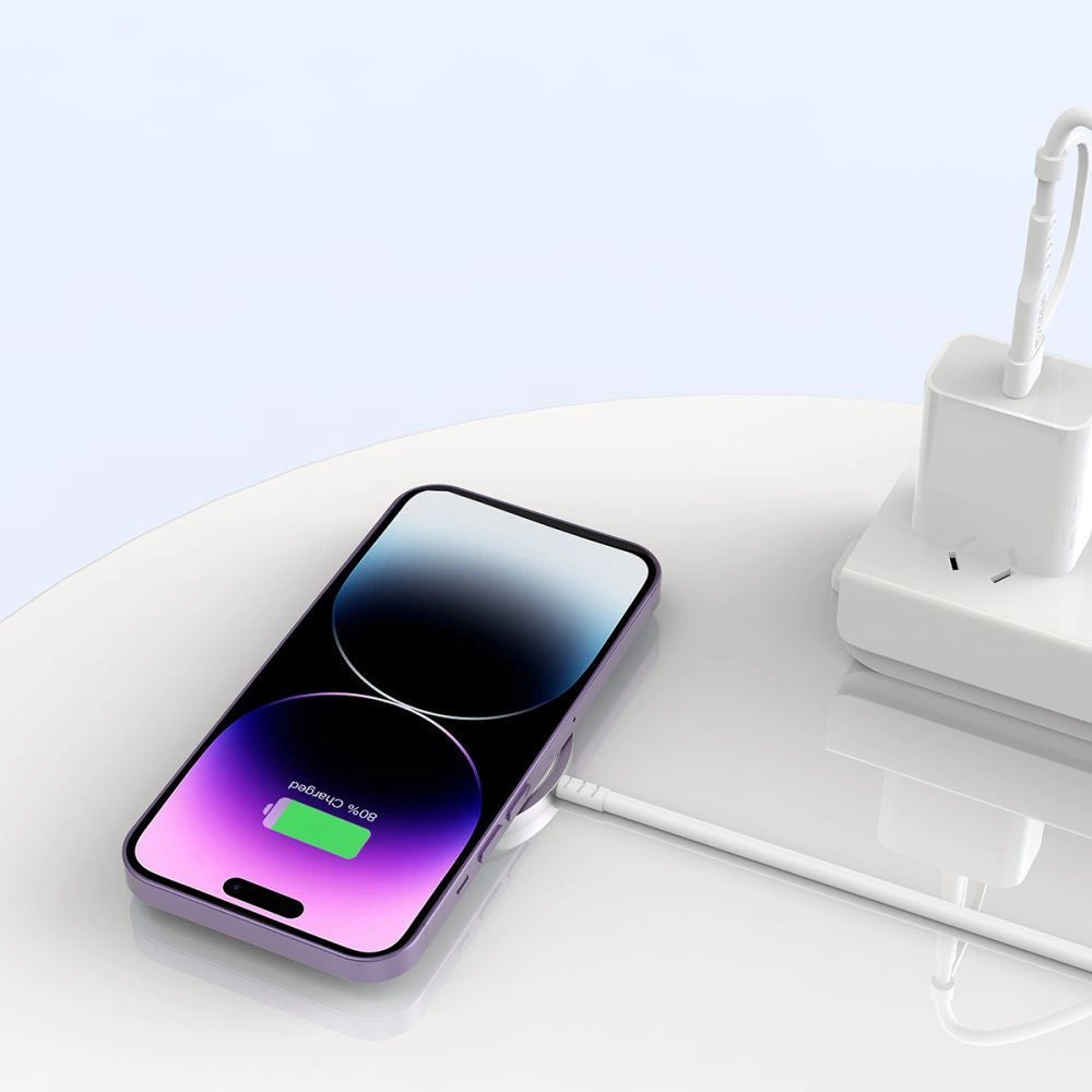 Tech-Protect QI15W-A44 Magnetic Wireless Charger with MagSafe - White_4
