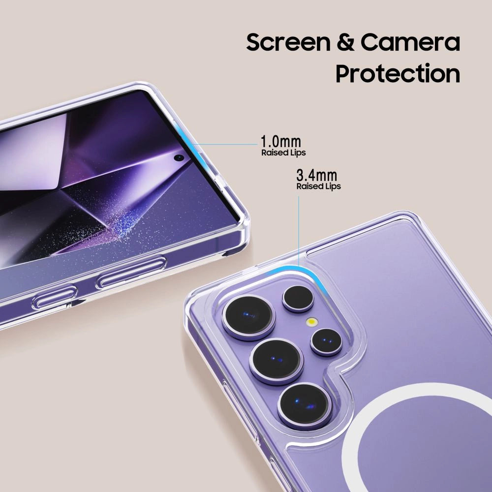 Tech-Protect FlexAir Hybrid MagSafe Case for Samsung Galaxy S25 Ultra - Clear_3