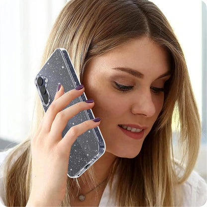 Tech-Protect FlexAir Case for Samsung Galaxy S25 - Clear-Glitter_4