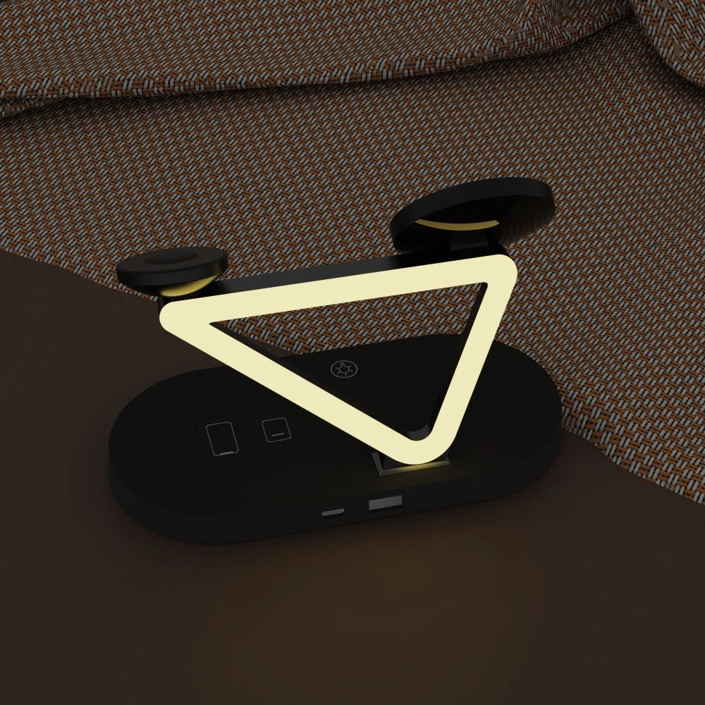 Tech-Protect QI15W-A41 3in1 Wireless Charger with MagSafe for Apple Devices - Black_6